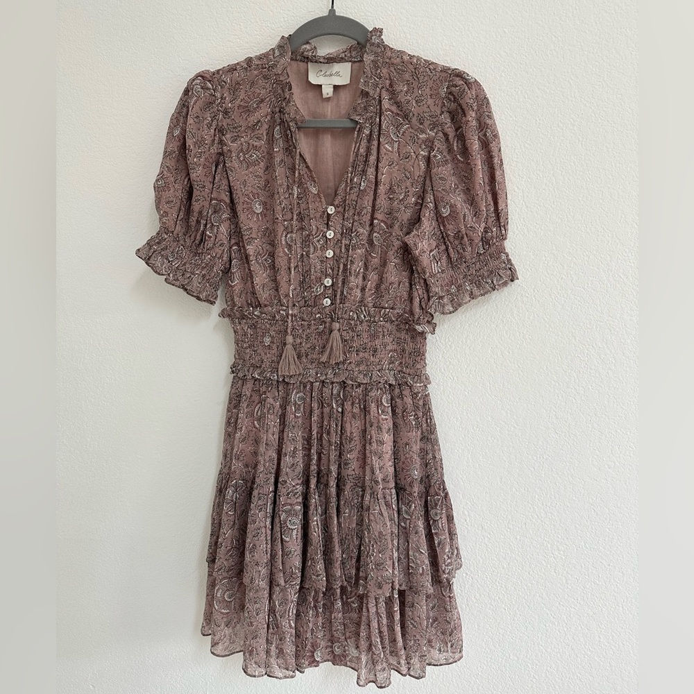 Cleobella Madelyn Mini dress in Meadows Block print, Sz Small - like new!!